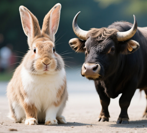 In traditional Chinese zodiac culture, people often judge the suitability of two people in terms of personality, marriage or cooperation by their zodiac signs. The Ox is usually considered to be stable, down-to-earth, and responsible, while the Rabbit is gentle, sensitive, and knows how to be considerate. So are Ox and Rabbit suitable for each other? What kind of stories will happen when they live or work together? Let us analyze this in detail.
#No. 1: Characteristics of Ox and Rabbit
Ox people work seriously, are not in a hurry, and like to take things one step at a time. They are usually very patient and pragmatic, giving people a sense of reliability in work and life. They are not too adventurous and prefer a stable and secure lifestyle.
Rabbit people are gentle and friendly and know how to care for others. They are sensitive and can often sense changes in the moods of those around them. However, Rabbit people are sometimes insecure and want to be understood and cared for by those around them.
In terms of personality, although the Ox and the Rabbit are on the practical side and the Rabbit is on the gentle side, their personalities are actually very complementary. The Ox's stability can make the Rabbit feel at ease, while the Rabbit's caution can also compensate for the Ox's inexpressive side.
#2: Ox and Rabbit in Marriage.
From the point of view of marriage, the combination of Ox and Rabbit is more suitable. They live at the same pace and have similar values. The Rabbit prefers a quiet, harmonious life and doesn't like to argue, which is a perfect match for the Ox. The Ox is very serious about their relationship and will not change his mind easily and will work hard to make their married life work.
However, the two people also have something to watch out for. The Ox is introverted and not very good at expressing feelings, while the Rabbit needs regular attention and interaction, which may cause some problems in emotional communication. If both people can take the initiative to communicate and express their feelings honestly, it will make the relationship stronger.
Sometimes the Ox doesn't know much about romance, which can cause the Rabbit to feel a lack of surprise. At this time, the Rabbit can take the initiative to create some small surprises in life to regulate the atmosphere and make married life more interesting.
#3: Ox and Rabbit in career cooperation.
In career, Ox and Rabbit can also be very good partners. The Ox is practical and willing to do things with a plan, while the Rabbit is careful and thoughtful and good at dealing with interpersonal relationships. When they do business or work together, they can complement each other and get things done right.
The Ox is better at execution and management, while the Rabbit is good at communication and coordination. As long as the goal is the same, they can form a good partnership in their careers and have a chance to achieve good results.
#4: Getting along in life.
The Ox and the Rabbit also get along harmoniously in their daily lives. They don't like the hustle and bustle too much and prefer a quiet and stable family life. The Rabbit is good at creating a cozy atmosphere, while the Ox will try his best to take on family responsibilities, which makes their family life very secure.
Even if there is some minor friction in life, both sides are willing to deal with it calmly and will not easily quarrel or rehash old scores. The Rabbit knows how to be considerate, and the Ox is willing to be tolerant. This relationship of mutual understanding and support makes their relationship last longer.
#5 Advice and Summary.
Overall, the Ox and the Rabbit are a very suitable pair to be together, whether as a couple or as friends or partners, they can maintain a relatively stable and harmonious relationship. Although they have some differences in personality, as long as they communicate more and sympathize with each other, they can manage the relationship well.
It is recommended that the Ox should express his feelings more, create some surprises once in a while, and the Rabbit should be more understanding and tolerant, so that the relationship will become deeper and deeper, and the marriage will become more and more stable.