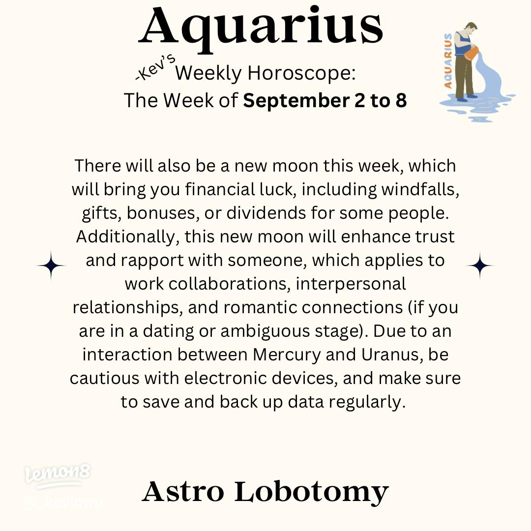 Aquarius next week love horoscope: Opportunities are coming, don't miss them